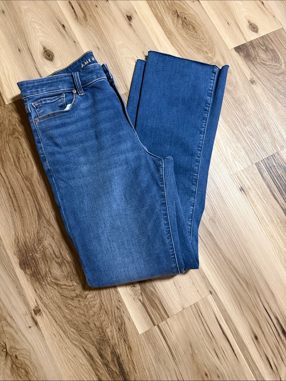 American Eagle Outfitters Medium Blue Straight Leg Jeans